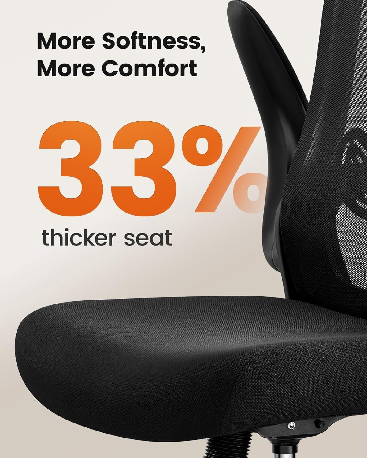 Kyspho Tall Drafting Chair with Flip-Up Armrests, Adjustable Foot Ring, Ergonomic High Office Chair with Lumbar Support, Height-Adjustable Standing Desk Chair
