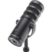 Samson Q9U XLR/USB Dynamic Broadcast Microphone + Professional Studio Reference Headphones + Mic Boom Arm + Mic Cable + Cloth - Top Value Bundle