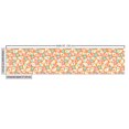 thumbnail image 3 of Floral Fabric by the Yard, Feminine and Retro Theme Scattered Round Motifs with Flowers, Decorative Upholstery Fabric for Sofas and Home Accents, Apricot Rose by Ambesonne, 3 of 5