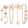 thumbnail image 1 of broches de perlas para suéter, chal, alfiler de seguridad, accesorios de ropa, 1 of 8