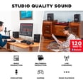 thumbnail image 2 of Monitores de estudio M-AUDIO BX4 Bluetooth con interfaz de audio XLR, 2 of 7