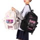 thumbnail image 3 of Negro blackpink Merchandise Mismo Estilo Ventilador De Tinta Apoyo Estudiante Mochila Mujer Jin Zhini lisa, 3 of 4