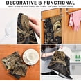 thumbnail image 7 of SKYSONIC Abstract Funny Owl Kitchen Towels, 18 x 28 Inch Super Soft and Absorbent Dish Cloths for Washing Dishes, 1 PCS Reusable Multi-Purpose Microfiber Hand Towels for Kitchen, 7 of 7