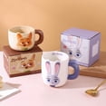 thumbnail image 5 of Crazy Zootopia Fox Nick 3D Cute Ceramic Cup New High Beauty Breakfast Mug 21OZ, 5 of 5