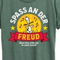 thumbnail image 3 of Peanuts - Snoopy Spass An Der Freud - Women's Short Sleeve Graphic T-Shirt, 3 of 6