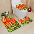 thumbnail image 1 of ABPHQTO Heliconia en el bosque tropical de Venezuela Juego de alfombras de baño de 3 piezas Alfombra de baño Alfombra de contorno y tapa de inodoro ABPHQTO Cont-CHAPPLE-13280, 1 of 2