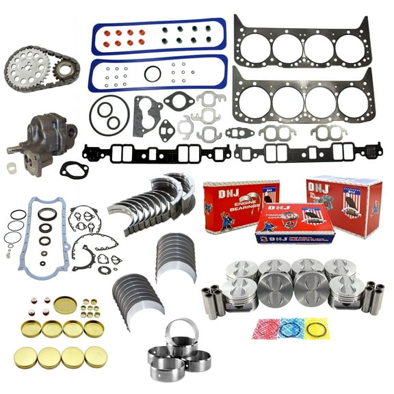 DNJ EK3103M Master Engine Rebuild Kit Fits Cars & Trucks 1990-1993 Buick Cadillac Chevrolet Oldsmobile Pontiac Camaro Caprice Custom Cruiser Firebird Fleetwood 5.7L OHV V8 16V VIN 7 VIN 8