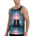 thumbnail image 3 of Rocae Dog in Hairdresser for Men's Workout Tank Top Men's Running Tank Top Dry Fit Athletic Workout Tank TopsSmall, 3 of 9