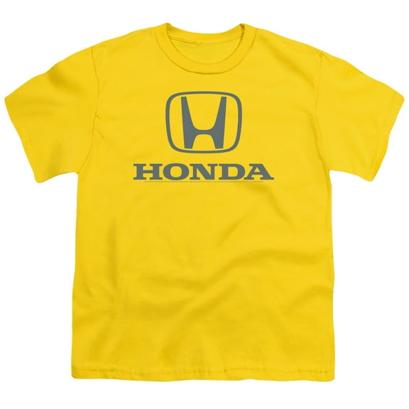 Honda Standard Logo S/S Youth 18/1 T-Shirt Yellow