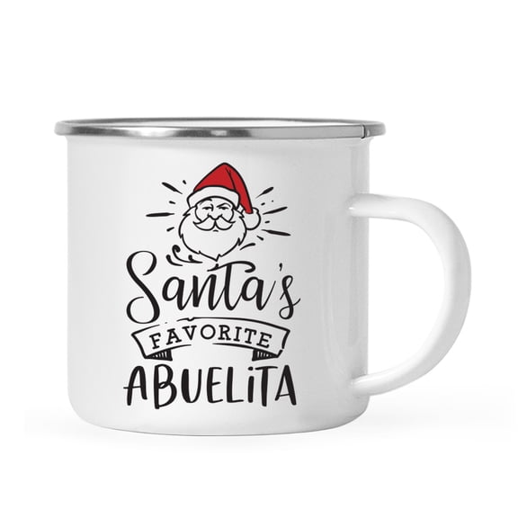 Koyal Wholesale Santa's Favorite Spanish Family Campfire Mug, Abuelita