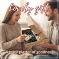 thumbnail image 5 of Gourmet Holiday White & Dark Chocolate Nuts and Fruit Large Gift Tray 6-Pt by It's Delish  Christmas Gift Box New Year Events Fathers Mother Day Family Parties Valentines Anniversary - Kosher Dairy, 5 of 7