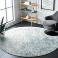 thumbnail image 2 of SAFAVIEH Mirage Montana Abstract Area Rug, Aqua, 7' x 7' Round, 2 of 10