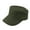 Army Green, variant on Unisex Hat Solid Color Adjustable Men Women Sweat-absorbing Curved Brim Sun Hat for Sports