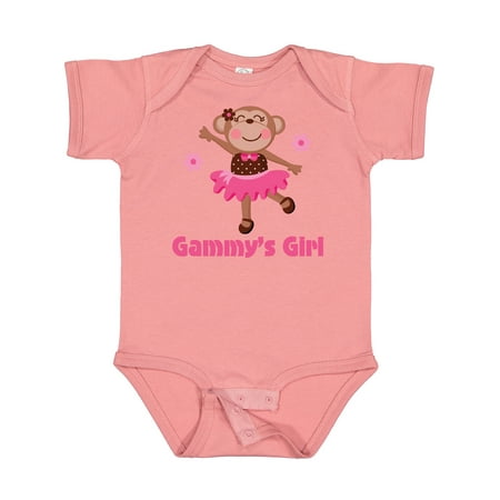 

Inktastic Gammy s Girl Monkey Gift Baby Girl Bodysuit