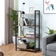 thumbnail image 2 of Costway Librería industrial con 4 niveles, expositor para plantas y flores, organizador casa y oficina, estante con estructura de metal, para salón dormitorio cocina baño, 2 of 7