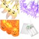 thumbnail image 2 of 3Pack Halloween String Lights White Ghost Pumpkin Bat LED Fairy Light Xmas Party, 2 of 11
