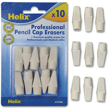 Helix Professional Hi-polymer Pencil Cap Erasers