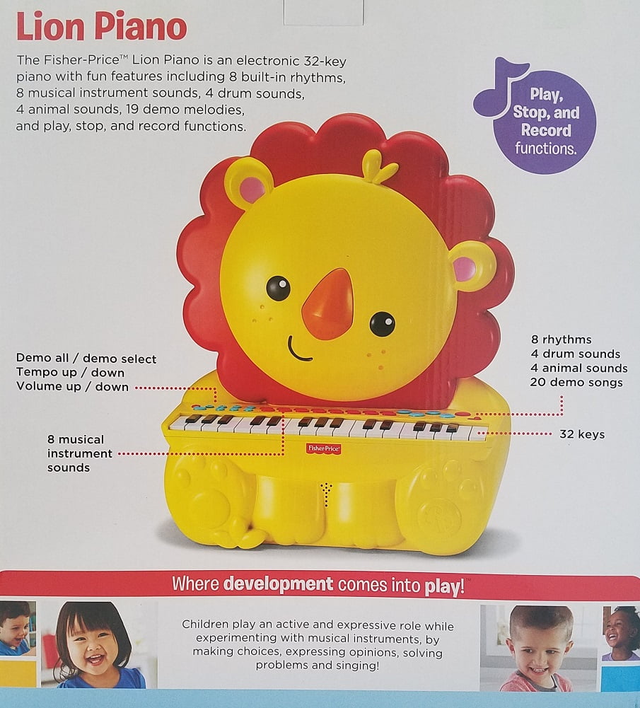 lion piano toy