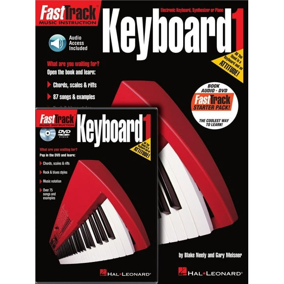 FastTrack Keyboard Method Starter Pack: Book/Online Audio/DVD Pack (Fast Track (Hal Leonard))
