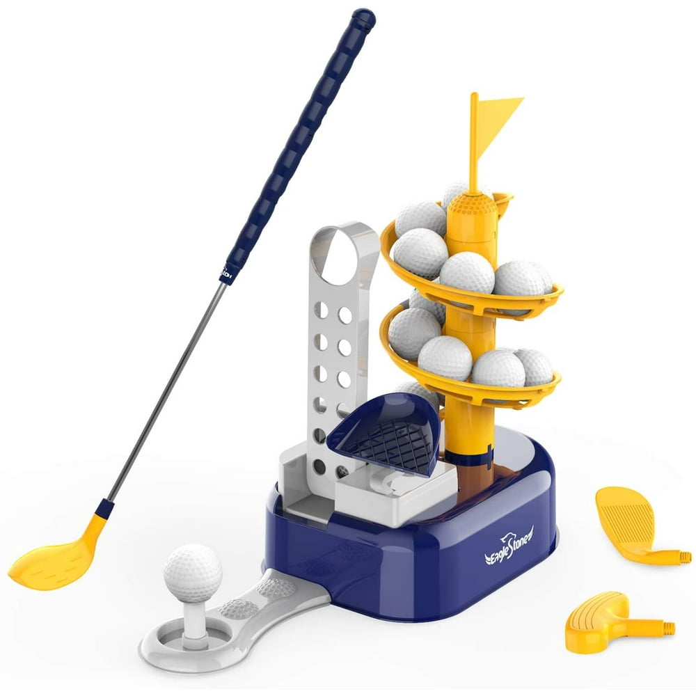 Kids Golf Toys Set Outdoor Lawn Sport Toy with 15pcs Training Golf