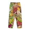 thumbnail image 5 of Bingfone Pajamas For Women,Bright Mushrooms Pajama Pants With Pockets-Medium, 5 of 9