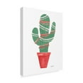 thumbnail image 2 of Trademark Fine Art 'A Very Cactus Christmas II Dark Green' Canvas Art by Jenaya Jackson, 2 of 4