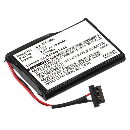 Replacement Battery for Navman F15 S45 3.7V/750mAh