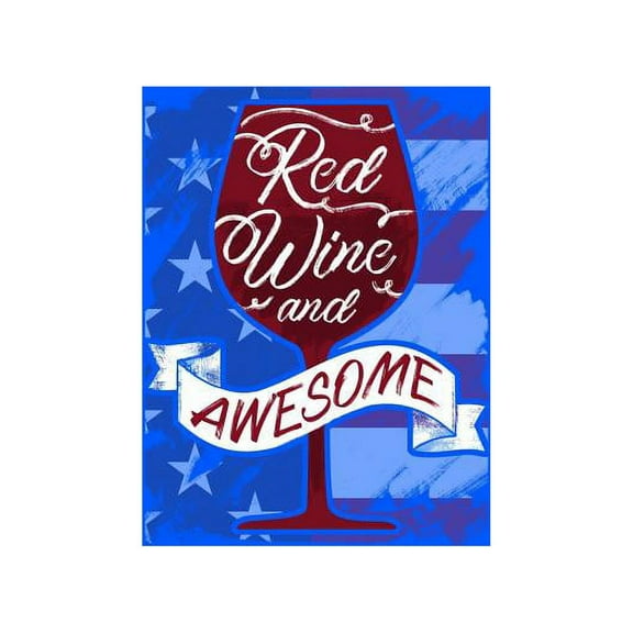 Red Wine and Awesome: 120 Pages, Soft Matte Cover, 6 x 9 (Paperback)
