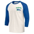 thumbnail image 2 of Men's Darius Rucker Collection by Fanatics Royal/White Seattle Seahawks Raglan 3/4 Sleeve T-Shirt, 2 of 3