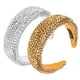 thumbnail image 3 of diademas doradas para Mujer, diadema de diamantes con cuentas brillantes de 4 Cm de ancho, diademas acolchadas Para Mujer plateadas y doradas, 3 of 8