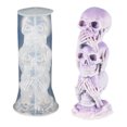 thumbnail image 2 of LCXmlly Silicone Making Mold DIY Ghost Tombstone Skull Silicone Mold Set Desktop Decoration Homemade Aromatherapy Scented Making Gypsum 2Pcs, 2 of 8