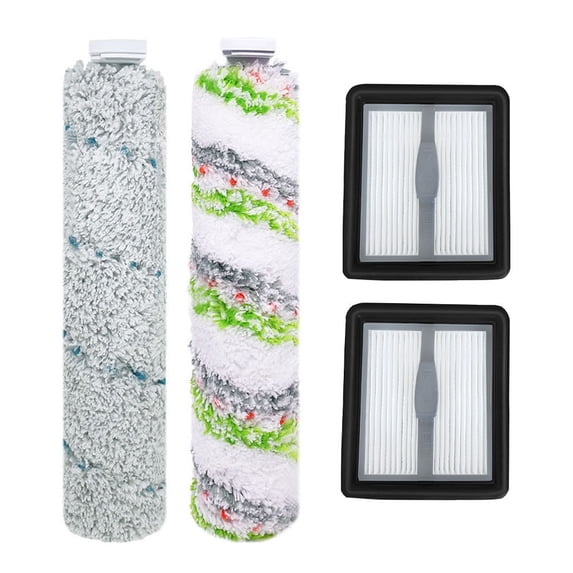 Brush Roll Fit for Bissell CrossWave X7 Pet Pro 3011 3055 3277 3279 3276A Cordless Pet Pro Multi-Surface Wet Dry Vacuum Cleaner 2 Brush Roller 2 HEPA Filter