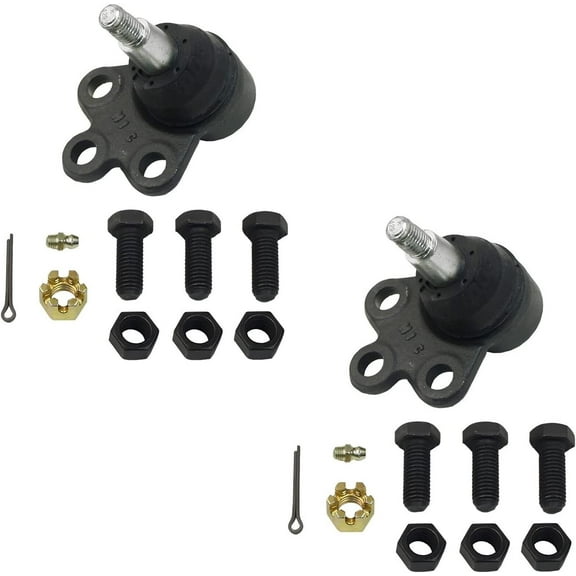 Detroit Axle - Front 2pc Ball Joints for 10-17 Chevy Equinox GMC Terrain, 2 Lower Ball Joints 2010 2011 2012 2013 2014 2015 2016 2017 Replacement