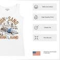 thumbnail image 6 of Sun and Sand Drink in My Hand Women's Tank Top But its a Dry Heat Funny Skeleton Desert Summer Beach Vacation, 6 of 7