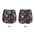 thumbnail image 6 of Uemuo Flower Pattern Women's Athletic Shorts High Waisted Running Shorts with Liner Pockets Gym Elastic Workout Shorts-X-Large, 6 of 9
