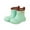 Light Green, variant on LYHaoo Kids Rain Boots For Boys Lightweight Slip Mid Calf Rubber Boots Comfortable Soft Sole Casual Outdoor Footwear For Toddler And Youth Sizes 9.5 Black(Little Kid)