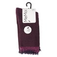 thumbnail image 3 of MeMoi 2 Pair Women's Combed Cotton-Rich Crew Socks - Womens - Female, 9-11, Blackberry Wine, 3 of 6