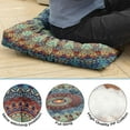 thumbnail image 5 of Boho Meditation Mat, Dutch Velvet Floor Pillow, Cushion for Sitting Comfort, Meditation Pillows for Yoga and Home, 22'' x 22'', 5 of 7