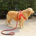 thumbnail image 3 of Popvcly Rope Dog Leash - 4.6 Foot Reflective Dog Leash - Mountain Climbing Nylon Braided Heavy Duty Dog Training Leash for Large and Medium Small Dogs Walking Leads, Red, 3 of 8
