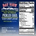thumbnail image 2 of Bay View Pickled Eggs, No Artificial Ingredients, Gluten Free, 0g Sugar, 6g Protein, Fresh Grade A Eggs, Boiled and Peeled (16oz, Salt 'N Vinegar), 2 of 8