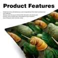 thumbnail image 2 of Snail Set - Decorative Pillows Covers, Velvet Throw Pillow Cases with Unique Patterns for Home Decor, 16x16, 18x18, 20x20 Inches, 2 Pack - Great for Various Occasions., 2 of 6