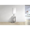 thumbnail image 4 of KubeBath Cisco 16" Stainless Steel Console with Acrylic Sink, 4 of 5