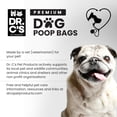 thumbnail image 4 of 100% Certified Compostable Dog Poop Bags - Dr. C's Premium Dog Poop Bags - 270 Bags / 18 Rolls, Extra thick, Leak Proof, Unscented, Plant Based and Earth Friendly, 4 of 4