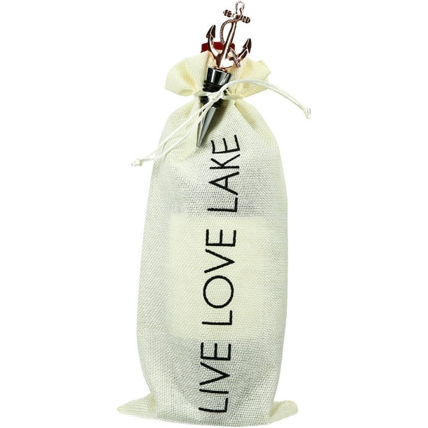 Lake 13 5 Wine Gift Bag Set Walmart Com Walmart Com