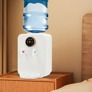 White Premium Countertop Water Dispenser, Hot/Cold Water Dispenser, Top Loading Water Dispenser 110V