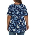 thumbnail image 3 of Womens Plus Size Tops Plus Size Womens Clothing Plus Size Graphic Tees for Women Summer 2025, 3 of 5