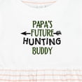 thumbnail image 4 of Inktastic Papas Future Hunting Buddy Girls Baby Dress, 4 of 5