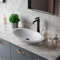 thumbnail image 3 of Karran Usa Qm160412 Quattro Matte Collection 23" Acrylic / Solid Surface Vessel Bathroom, 3 of 5