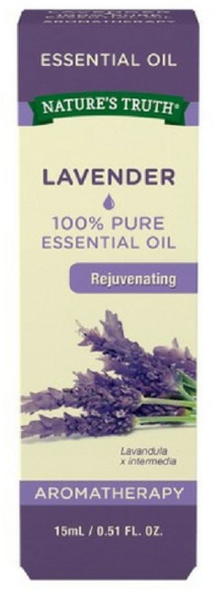 Nature's Truth Aromatherapy Pure Essential Oil, Lavender 0.51 oz (Pack of 4)