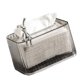 thumbnail image 3 of Soporte para caja de pañuelos, dispensador de pañuelos para el hogar con resorte de elevación automática de gran apertura para tocador de baño, encimera, cuerpo de fresno, fondo plateado, 3 of 10
